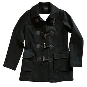Banana Republic Womens Wool Blend Toggles Coat Black XS, NWOT